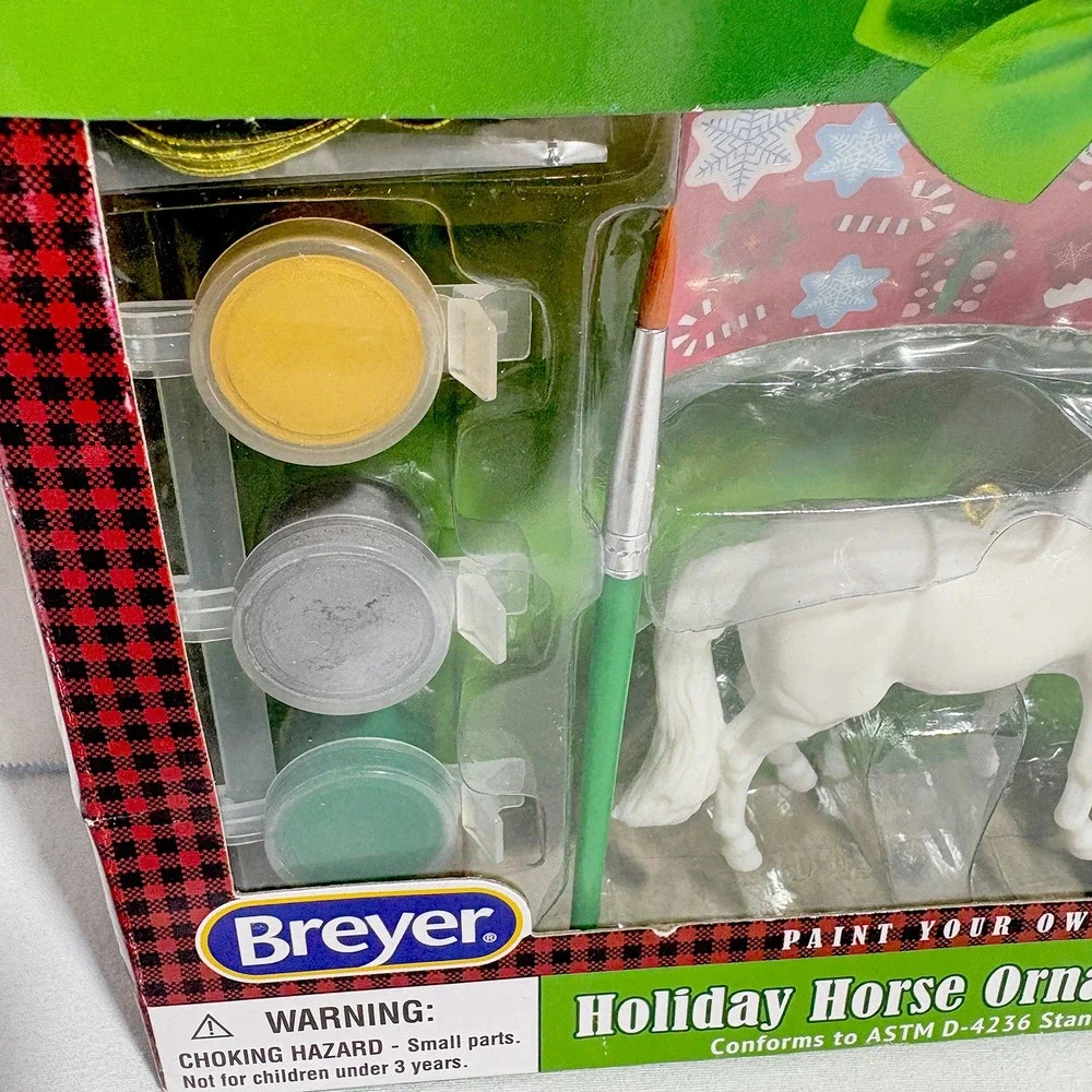 Breyer Stablemates Paint Your Own Holiday Horse Ornaments Craft Kit SEALED